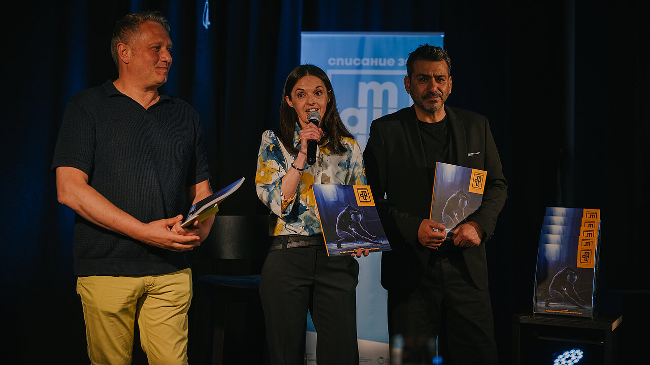 The Brain Store TEam presenting Dance Magazine #8