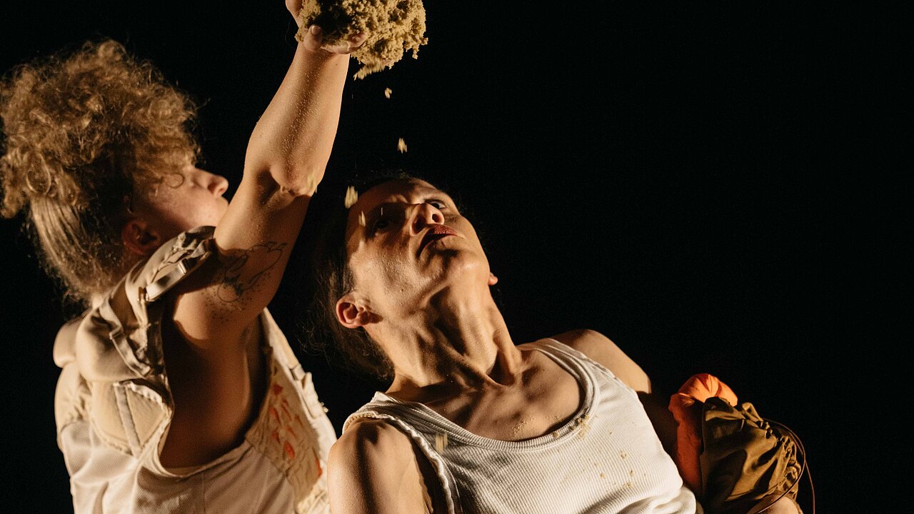 Viktorija Ilioska & Katja Cheraneva on stage